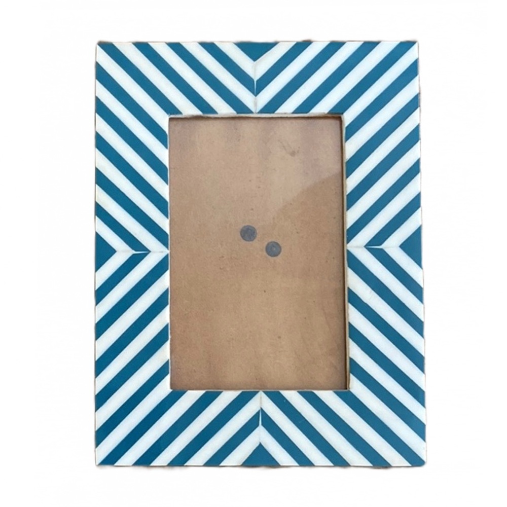 Enchante Chevron Inlay Picture Frame
